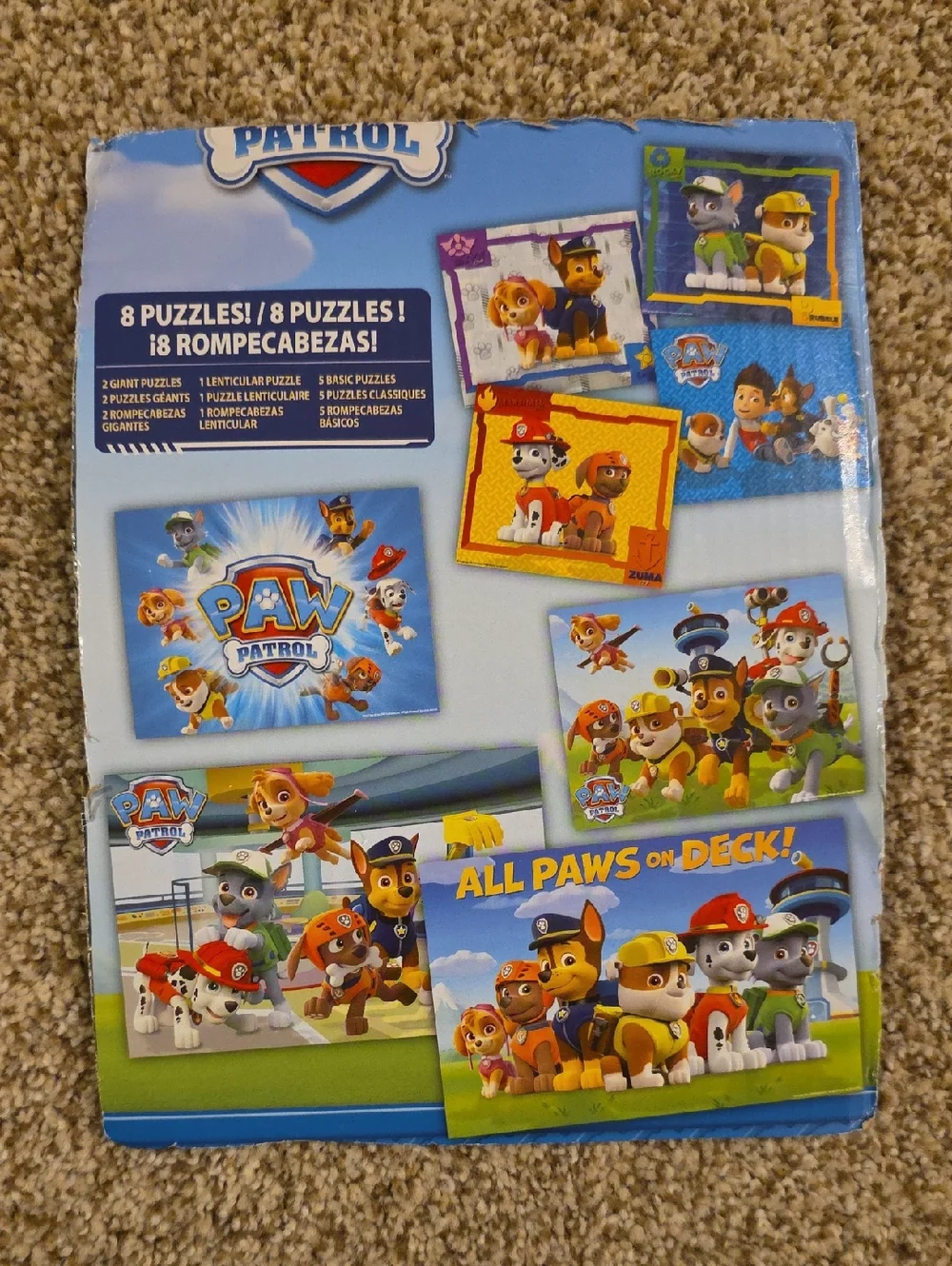 PAW Patrol Kids Puzzle Set - 8 Puzzles -  PAW Patrol